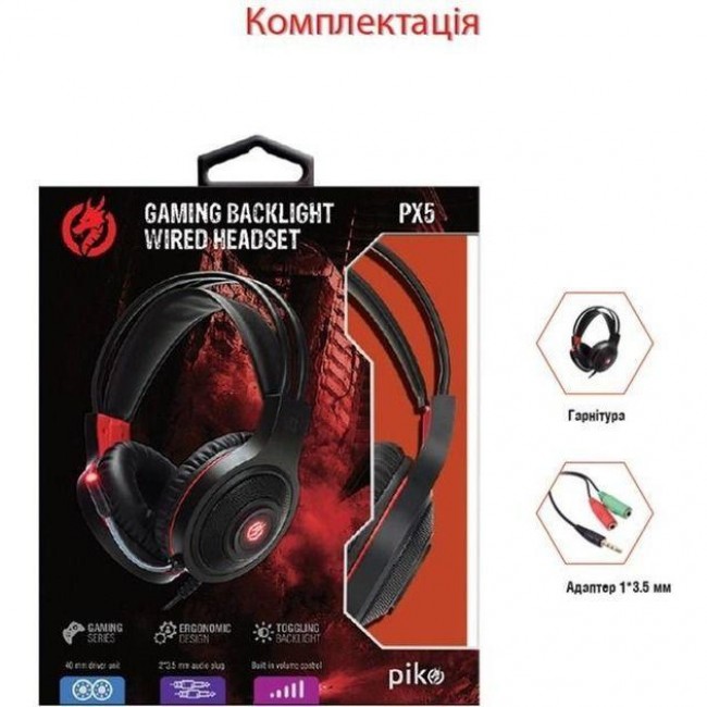 Piko PX5 Black-Red (1283126489815)