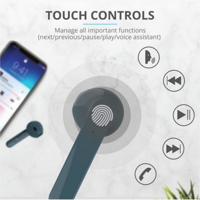Trust Primo Touch True Wireless Mic Blue (23780)
