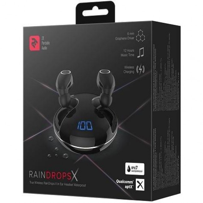 2E RainDrops X Black (2E-EBTWRDXBK)