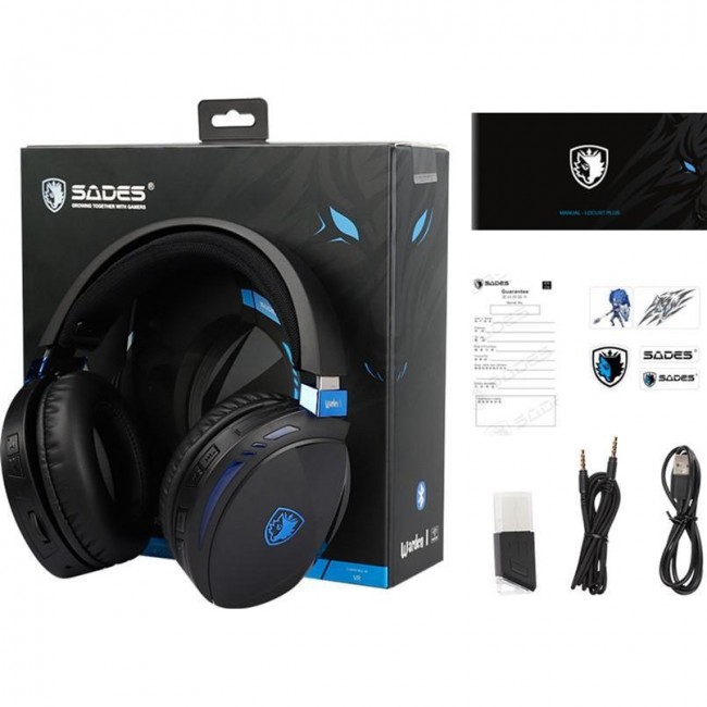 Sades SA-201 Warden I Black/Blue (SA201BKB)