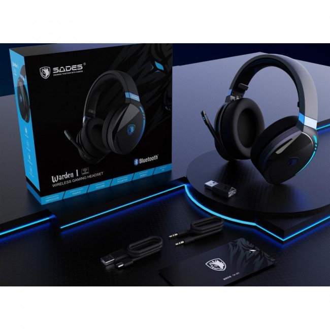 Sades SA-201 Warden I Black/Blue (SA201BKB)