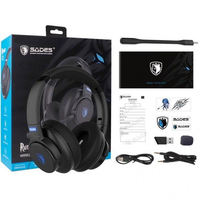 Sades SA-202 Runner Black/Blue (SA202BKB)