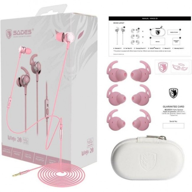 Sades SA-606 Wings 20 Pink (SA606PKJ)