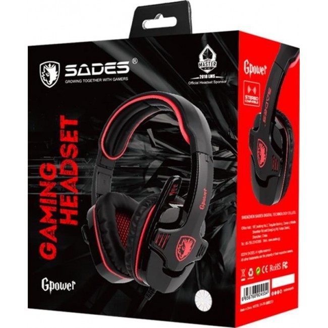 Sades SA-708GT Black/Red (SA708BRJ)
