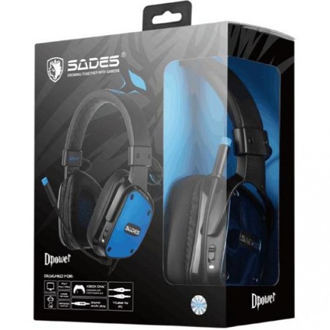 Sades SA-722 Dpower Black/Blue (SA722-B-BL)