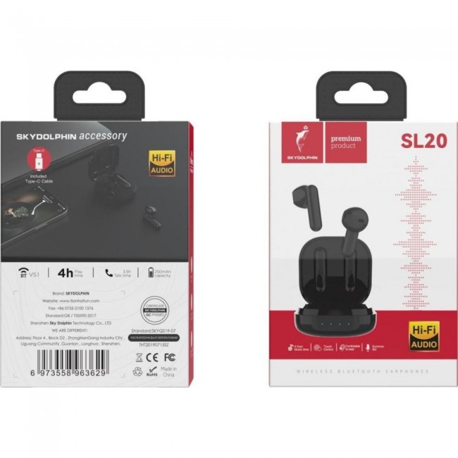 SkyDolphin SL20 Black (SDBTE-000184)