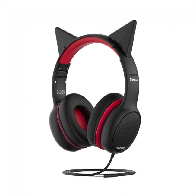 Promate Simba Black/Red (simba.onyx)