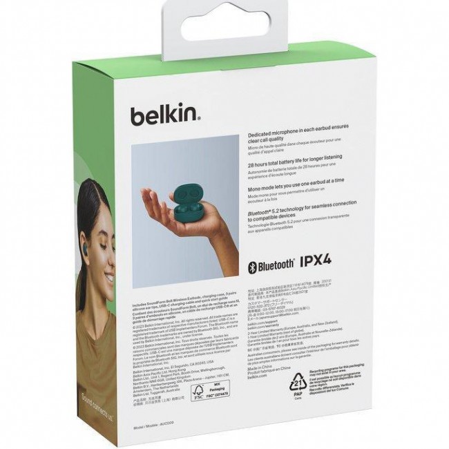 Belkin Soundform Bolt Teal (AUC009BTTE)