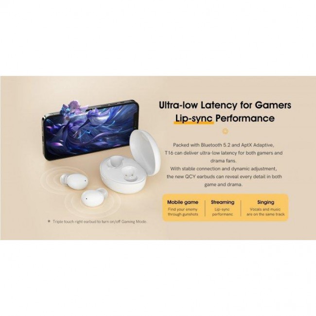 QCY T16 White