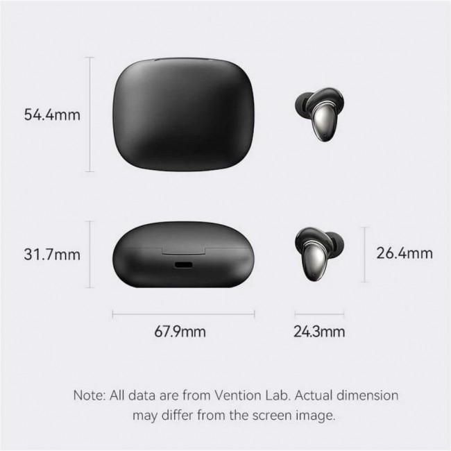 Vention Tiny Earbuds T13 Black (NBNB0)