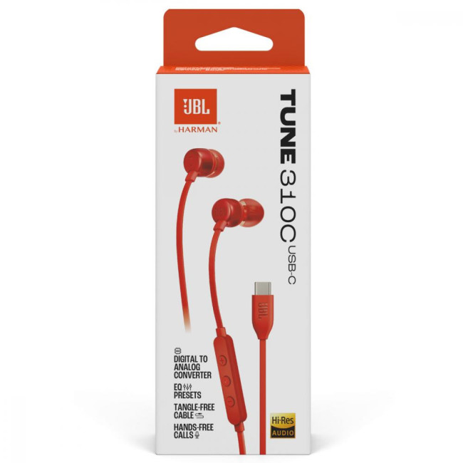 JBL Tune 310C Red (JBLT310CRED)