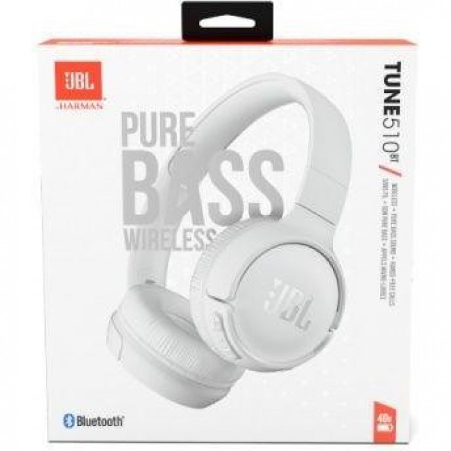 Наушники JBL Tune 510BT White (JBLT510BTWHT)