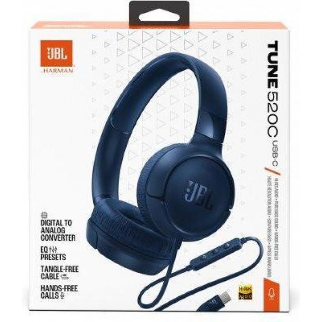 JBL Tune 520C USB-C Blue (JBLT520CBLU)