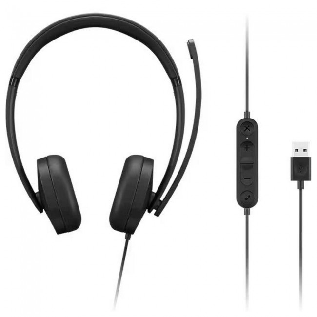 Lenovo USB-A Wired Stereo Gen 2 Black (4XD1P83425)