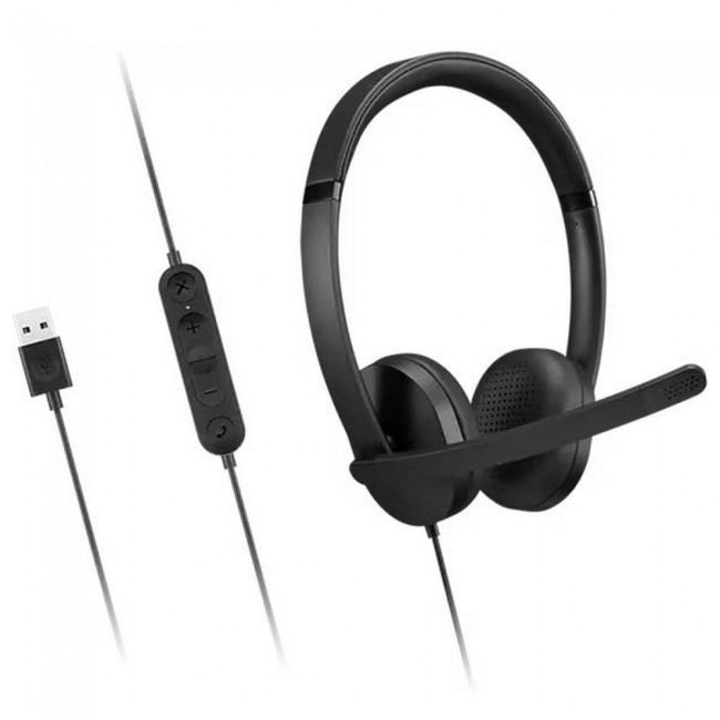 Lenovo USB-A Wired Stereo Gen 2 Black (4XD1P83425)