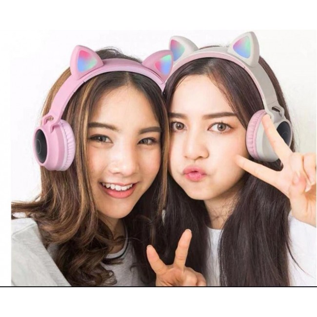 Hoco W27 Cat Ear Grey