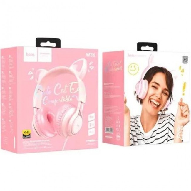 Hoco W36 Cat Ear Pink (770394)
