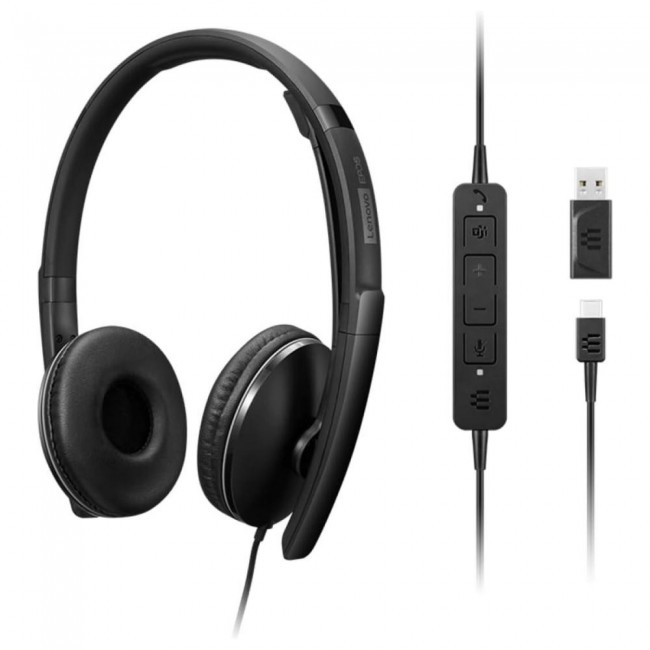 Lenovo Wired ANC Gen 2 Black (4XD1M45627)