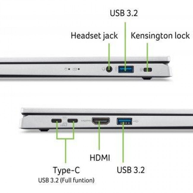 Acer Aspire Go 15 AG15-32P-32C9 Pure Silver (NX.J8XEU.006)