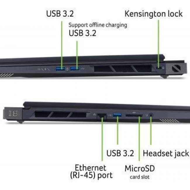 Acer Predator Helios 18 AI PH18-73-94QQ Black (NH.QVZEU.003)