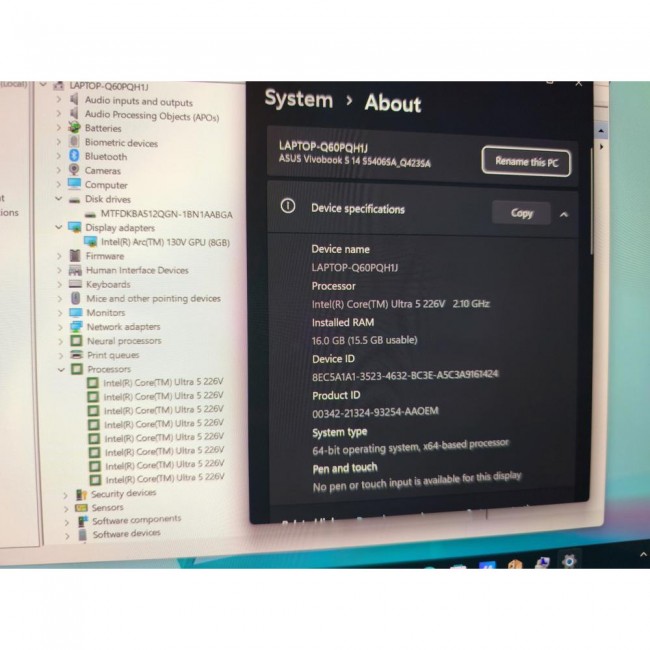 ASUS Vivobook S Q423SA (Q423SA-U5512)