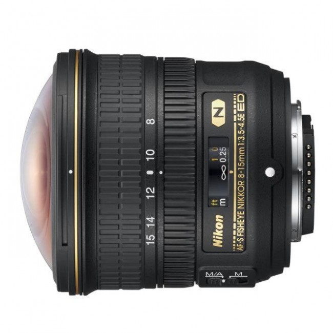 Объектив Nikon AF-S Fisheye-Nikkor 8-15mm f/3,5-4,5E E (JAA831DA)