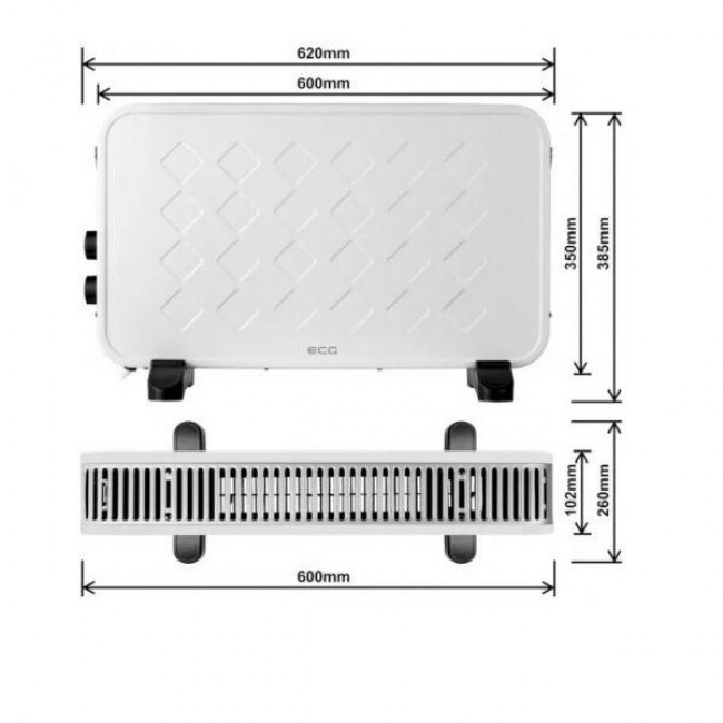 ECG TK 2070 White