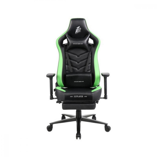 Компьютерное кресло для геймера 1STPLAYER DK1 Pro-FR Black/Green