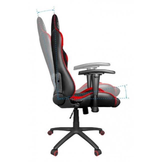 Кресло игровое Defender Devastator CT-365 PU Black/Red (64365)