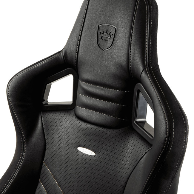 Компьютерное кресло для геймера Noblechairs Epic PU leather black/gold (NBL-PU-GOL-002)