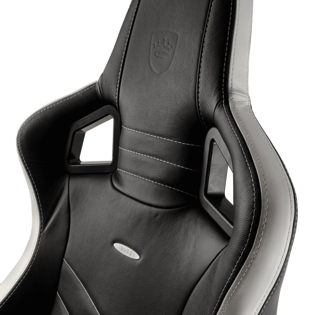 Ігрове крісло Noblechairs Epic real leather black/white/red (NBL-RL-EPC-001)