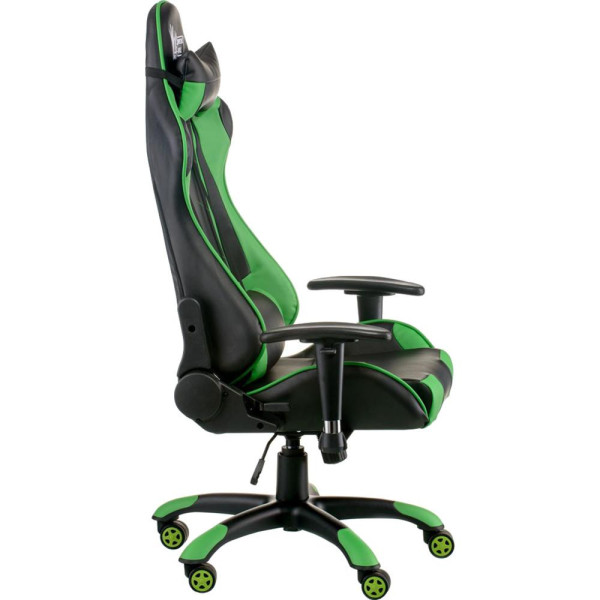 Компьютерное кресло для геймера Special4You ExtremeRace black/green (E5623)