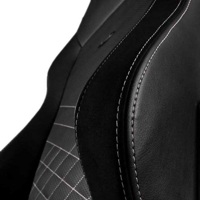 Кресло игровое Noblechairs Hero PU leather black/platinum white (NBL-HRO-PU-BPW)