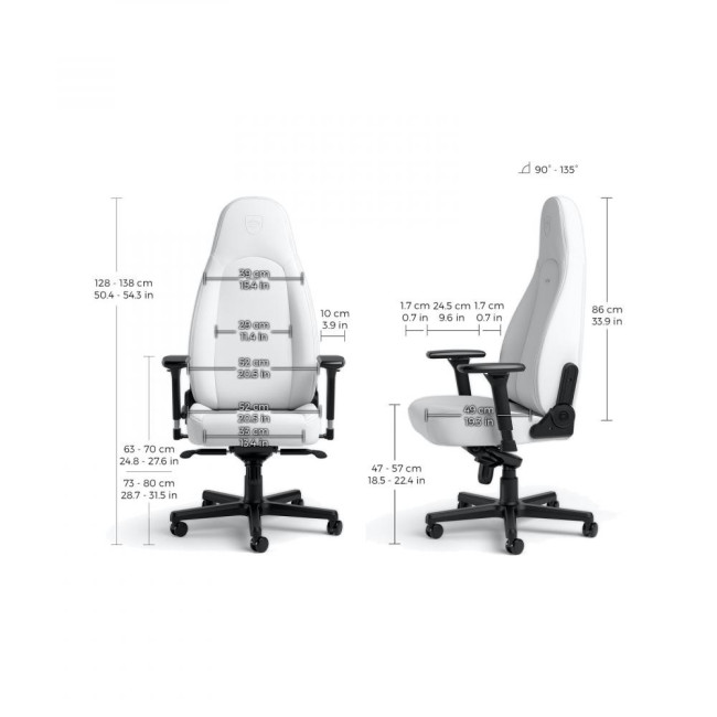 Кресло игровое Noblechairs Icon White Edition (NBL-ICN-PU-WED)