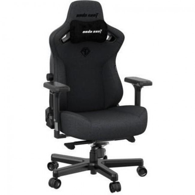 Игровое кресло Anda Seat Kaiser 3 L Dark Gray Linen Fabric (AD12YDC-L-01-GB-CF)