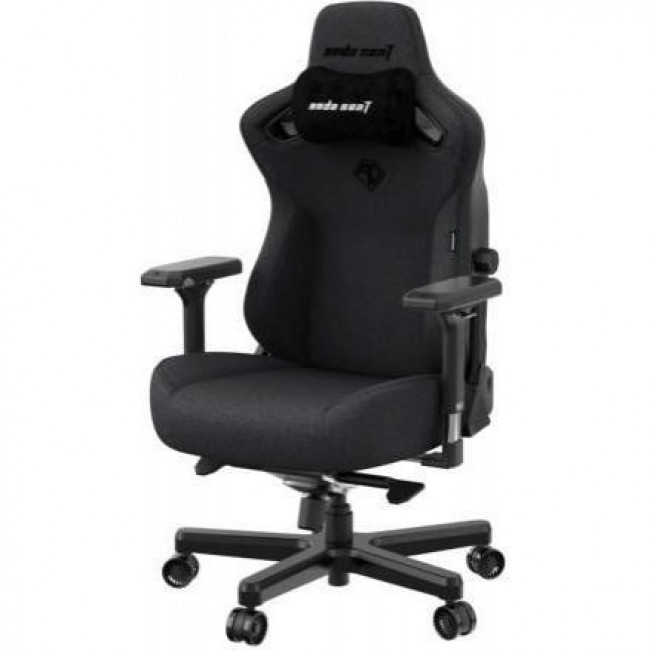 Игровое кресло Anda Seat Kaiser 3 L Dark Gray Linen Fabric (AD12YDC-L-01-GB-CF)