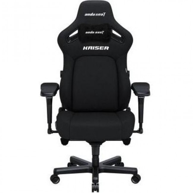 Anda Seat Kaiser 4 L Black Linen Fabric (AD12YDDC-L-20-B-CF)