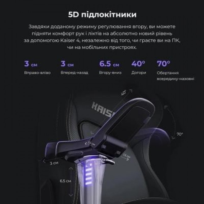 Anda Seat Kaiser 4 L Black Linen Fabric (AD12YDDC-L-20-B-CF)