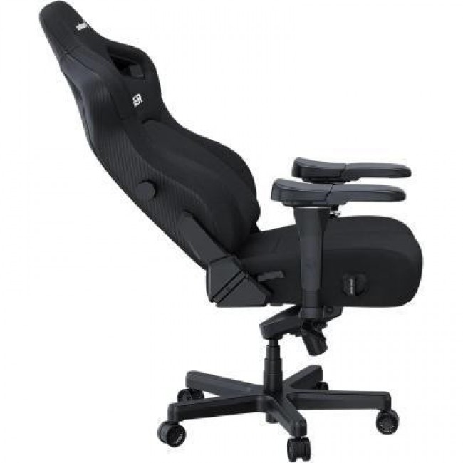 Anda Seat Kaiser 4 L Black Linen Fabric (AD12YDDC-L-20-B-CF)