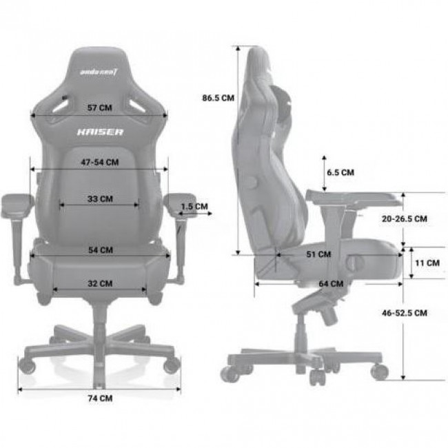 Anda Seat Kaiser 4 XL Purple (AD12YDDC-XLL-20-V-PV/C)