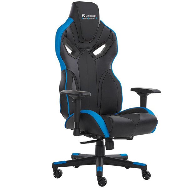 Компьютерное кресло для геймера Sandberg Voodoo black/blue