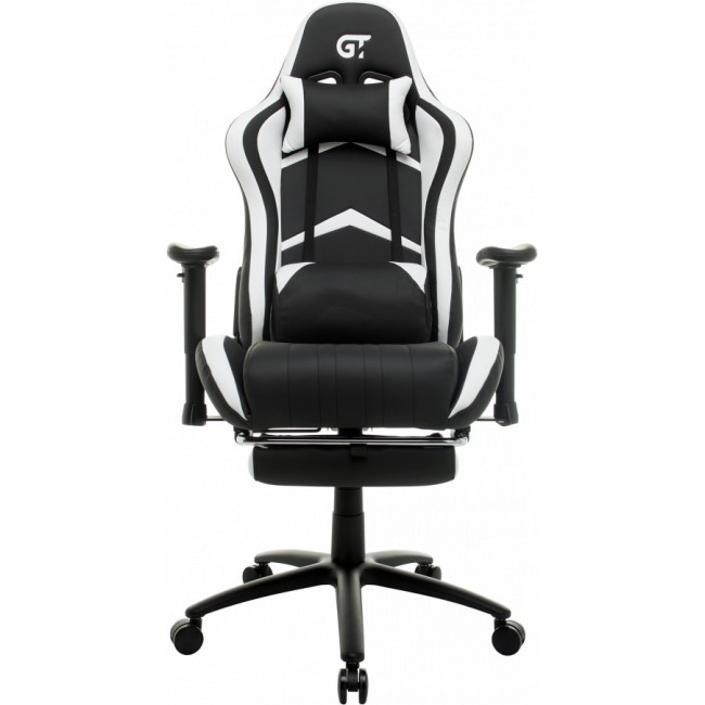 Компьютерное кресло для геймера GT Racer X-2534-F black/white