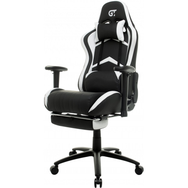 Компьютерное кресло для геймера GT Racer X-2534-F black/white