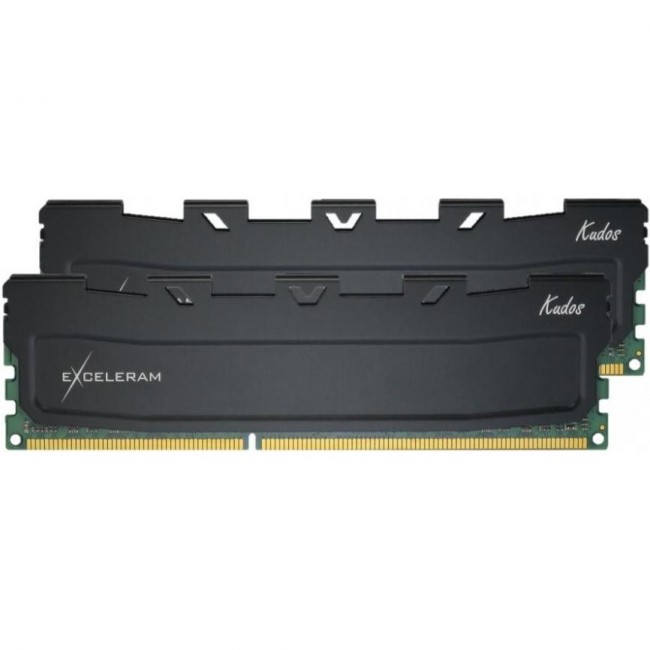 Exceleram 16 GB (2x8GB) DDR3 1600 MHz Black Kudos (EKBLACK3161611AD)