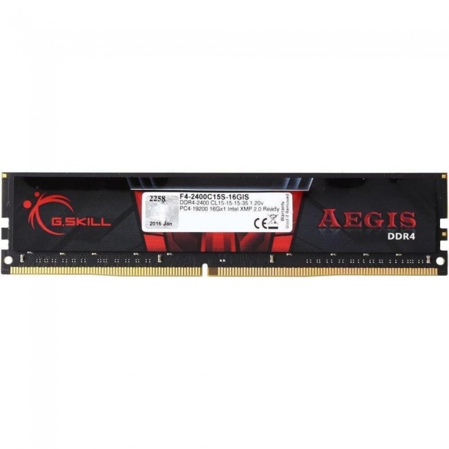 G.Skill 16 GB DDR4 2400 MHz Aegis (F4-2400C15S-16GIS)