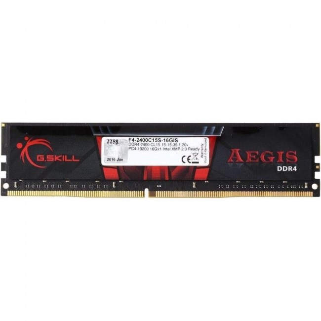 G.Skill 16 GB DDR4 2400 MHz Aegis (F4-2400C15S-16GIS)
