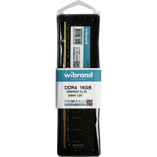 Wibrand 16 GB DDR4 2666 MHz (WI2666DDR4D/16GB)