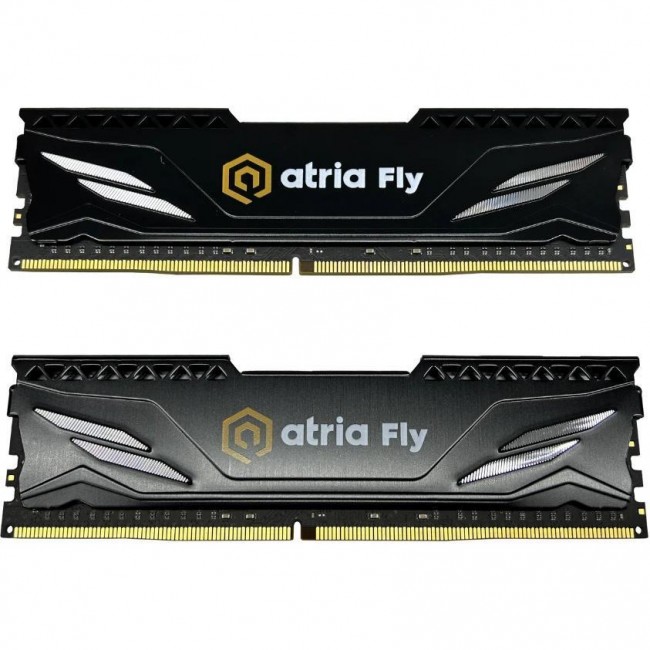 Оперативная память ATRIA 16 GB (2x8GB) DDR4 2666 MHz Fly Black (UAT42666CL19BK2/16)