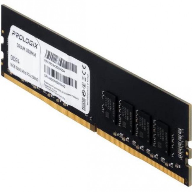Prologix 16 GB DDR4 3200 MHz (PRO16GB3200D4)