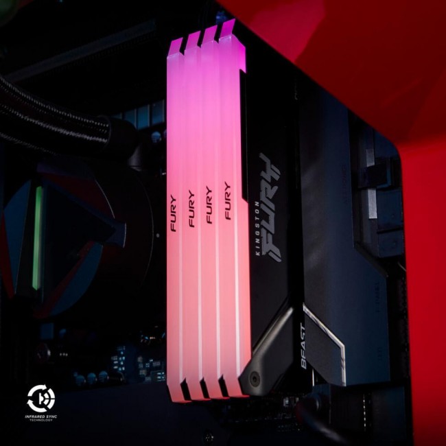 Kingston FURY 16 GB DDR4 3200 MHz Beast RGB (KF432C16BB2A/16)